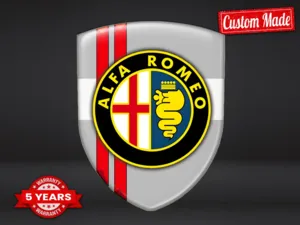 Alfa Romeo Logos Silicona Auto Estrella Profesional Derrape